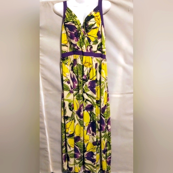 EC Lane Bryant Floral Maxi Dress - Picture 7 of 10